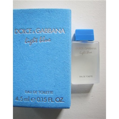 DOLCE & GABBANA LIGHT BLUE edt (w) 4.5ml mini