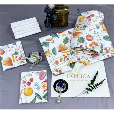 Комплект постельного белья с тонким одеялом LA PERLA  Материал: 100% люкс сатин (плотность 60)