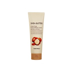 TONYMOLY SHEA BUTTER Chok Chok Face &amp; Body Cream Увлажняющий крем для лица и тела с маслом ши 250мл