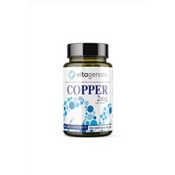 Vitagenom Copper 2 Mg 100 Tablet Bakır Içeren Takviye Edici Gıda COPPER