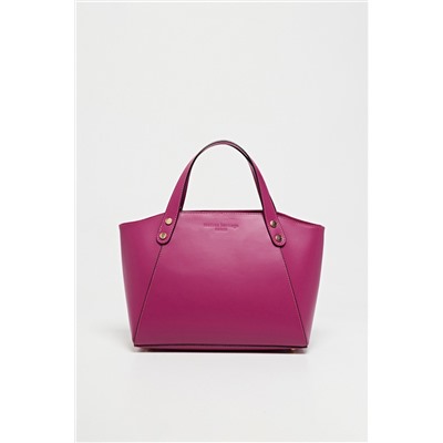 Bolso de piel Parl Fucsia