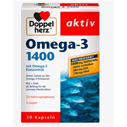 Omega-3 1400 Kapseln 30 St., 59,2 g