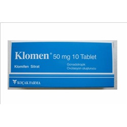 Klomen 50 мг 10 tablet