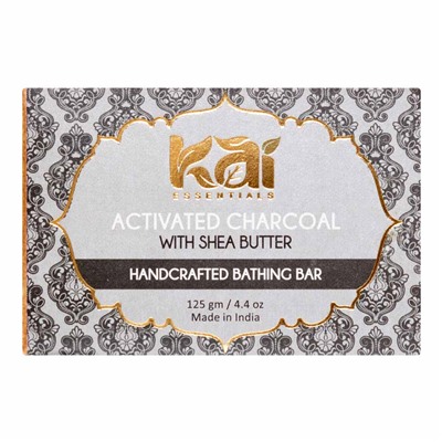 KAI ESSENTIALS Activated Charcoal Мыло Активированный уголь Премиум с маслом ши 125г