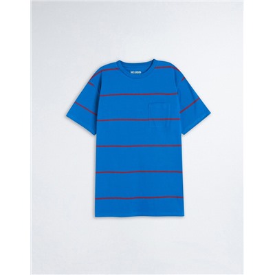 Striped T-shirt, Men, Blue