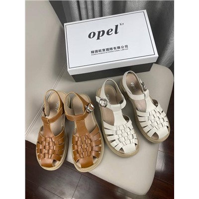Женские кожаные сандалии Ope*l  Экспорт в Корею