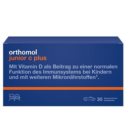 Orthomol junior C plus Kautablettem Mandarine/Orange