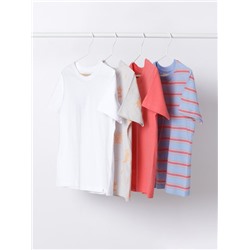 4-PACK OF ASSORTED SHORT SLEEVE T-SHIRTS