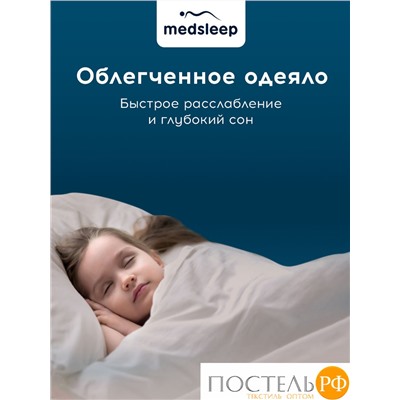 MedSleep ARIES Одеяло 110х140, 1пр, хлопок/шерсть/микровол. 250 гр/м2