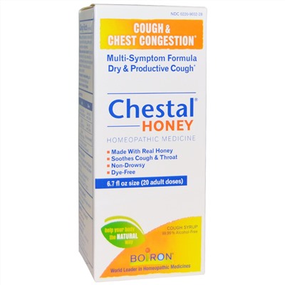 Boiron, Chestal Honey, Cough & Chest Congestion, 6.7 fl oz (20 adult doses)