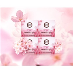 [Happy Bath] Мыло для лица и тела с цветочным ароматом Romantic Cherry Blossom Perfume Soap, 90 гр