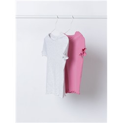 2-PACK OF RIBBED T-SHIRTS