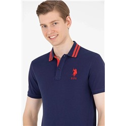 U.S. Polo Assn. Erkek Lacivert Polo Yaka Basic T-shirt G081GL011.000.1571222.VR033
