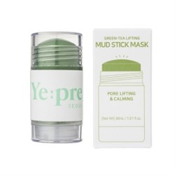Yepre Green-Tea Lifting Mud Stick Mask Успокаивающая глиняная маска-стик для сужения пор