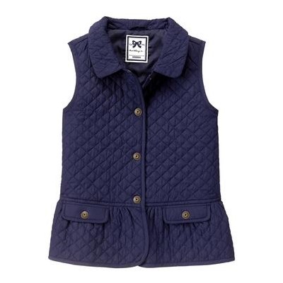 Quilted Peplum Vest