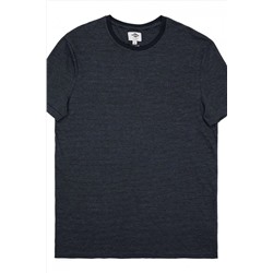 Lee Cooper Erkek Jaylen O Yaka T-Shirt Lacivert-İndigo Çizgili 212 LCM 242007