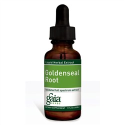 Gaia Herbs, Желтокорень 1 жидких унции (30 мл)