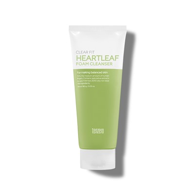 TENZERO CLEAR FIT HEARTLEAF FOAM CLEANSER Очищающая пенка для умывания с экстрактом хауттюйнии 180г