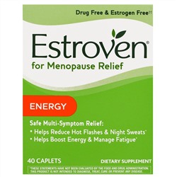 Estroven, Средство при менопаузе, энергия, 40 капсул