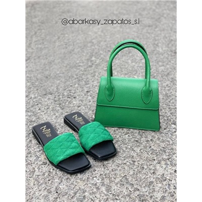 Ab.Zapatos 3420 TREBOL+AB.Z PELLE JOLI (390) verde
