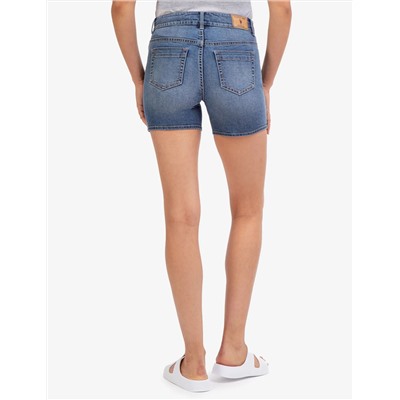 HIGH RISE VINTAGE YOKE DENIM SHORTS