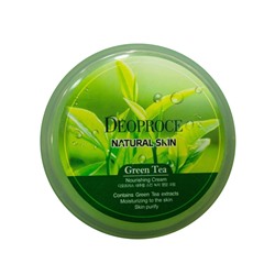 DEOPROCE NATURAL SKIN GREENTEA NOURISHING CREAM  Питательный крем для лица и тела с экстрактом зелёного чая 100г