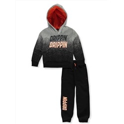 ENCRYPTED BOYS’ DRIPPIN 2-PIECE SWEATSUIT OUTFIT