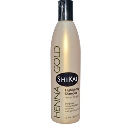 Shikai, Henna Gold, Шампунь для светлых волос, 12 жидких унций (355 мл)