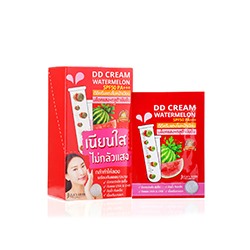 DD-крем SPF50 PA+++ с арбузом, алоэ вера и витаминами от Jula's Herb 8 мл / Jula's Herbs DD Watermelon Cream SPF50 PA+++ 8 ml