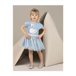 Mushi Yıldız Kuğu Kız Çocuk Tüllü Elbise MS-21Y1-340