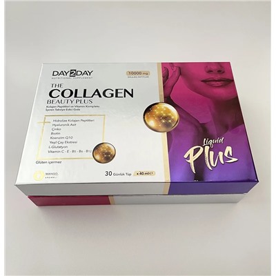 DAY2DAY THE COLLAGEN BEAUTY КОЛЛАГЕН ЖИДКИЙ ПИТЬЕВОЙ ORZAX 10.000мг*30амп*40мл