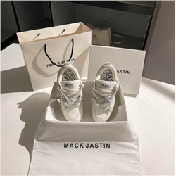 Белые туфли MACK JASTIN с нишевой цепочкой, объемные летние новинки 2023 года,