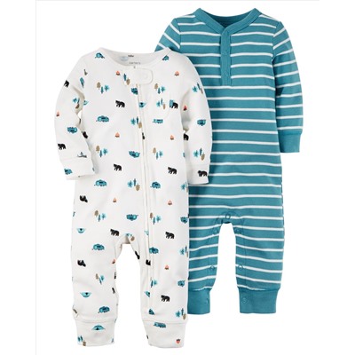 2-Pack Babysoft Coveralls