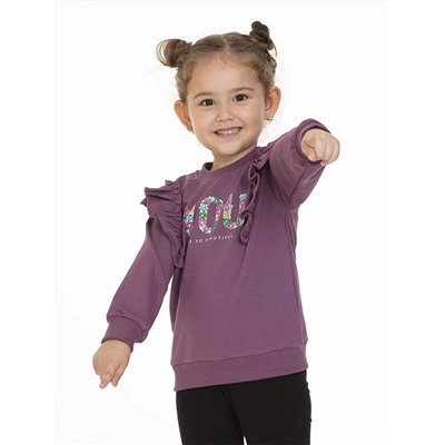 MYHANNE Bisiklet Yaka Uzun Kollu Baskılı Kız Bebek Sweatshirt, Myhanne                                            
                                            Bisiklet Yaka Uzun Kollu Baskılı Kız Bebek Sweatshirt