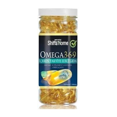 Shiffa Home Омега 3-6-9 1000мг/ Рыбий жир в капсулах для взрослых и детей/ Omega 3 6 9 / 100 капсул