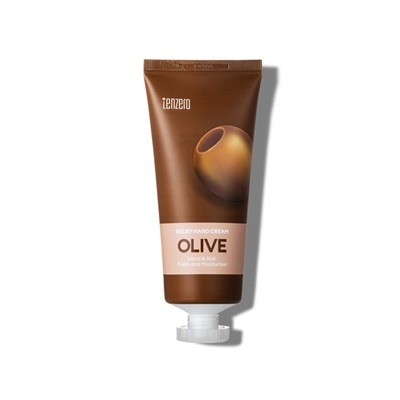 TENZERO RELIEF HAND CREAM - OLIVE Увлажняющий крем для рук с экстрактом оливы 100г