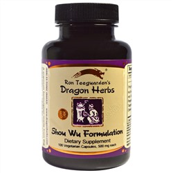 Dragon Herbs, Формула Шоу Ву 100 овощных капсул