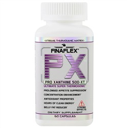 Finaflex, PX, Pro ксантин 500-XT, 60 капсул
