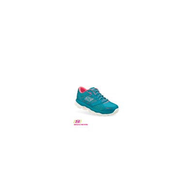 Skechers Women's GORun Ultra Athletic Nursing Shoe in Teal/Pink