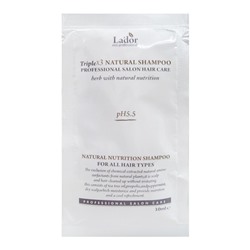 La'dor Triplex Natural Shampoo Шампунь с эфирными маслами (пробник) 10мл 10мл