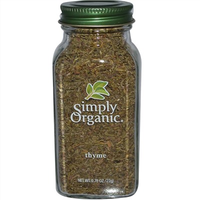 Simply Organic, Тимьян, 0,78 унции (22 г)