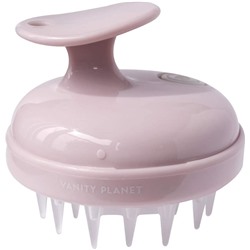 Vanity Planet Scalp Massaging Shampoo Brush - Groove Blush Pink - Handheld Vibrating Massager - Water-Resistant Shower Tool Cleanses and Soothes the Scalp to Promote Hair Growth