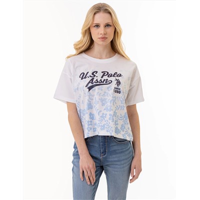 U.S. POLO ASSN. FADED FLORAL T-SHIRT