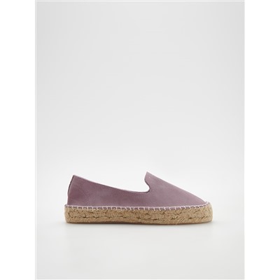 Espadrilles aus Leder