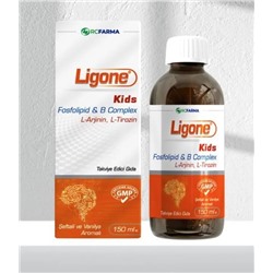 RCFARMA Ligone Kids B-Complex / Лигон Детский Фосфолипиды и Витамины B с L-аргинином и L-тирозином 150мл