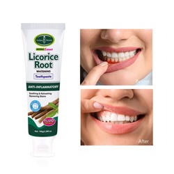 [AICHUN BEAUTY] Зубная паста против воспаления дёсен ЭКСТРАКТ КОРНЯ СОЛОДКИ Licorice Root Ant-Allergic Toothpaste, 100 мл