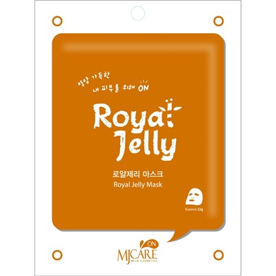 MJCARE ON ROYAL JELLY MASK Тканевая маска для лица с экстрактом маточного молочка 22г