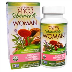 Fungi Perfecti, Host Defense, MycoBotanicals Woman, Supports hormonal Balance, 60 Veggie Caps