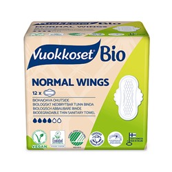 Прокладки "100% Bio Long Wings", с крылышками