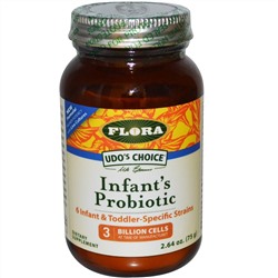 Flora, Пробиотики для младенцев, 2.64 унции (75 г) (Ice)